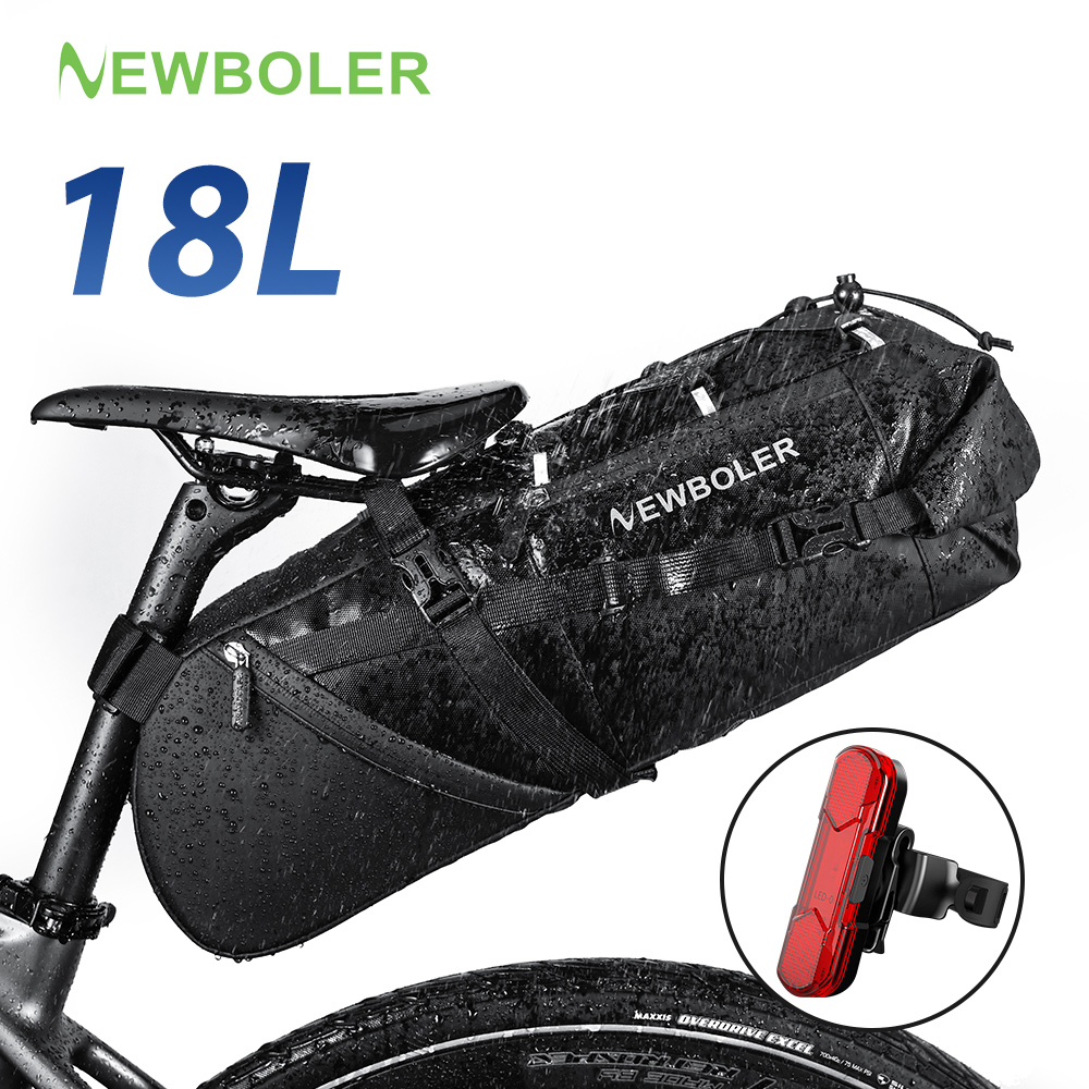 Cycling Commuter Backpack Waterproof - NEWBOLER 18L Bike Saddle Bag Waterproof