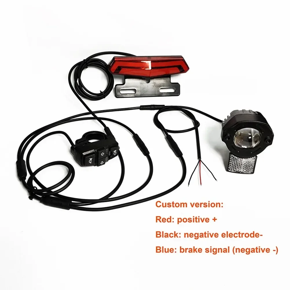 Bike Light Front Rear - Soverup Electric Bicycle Headlight Tail Light