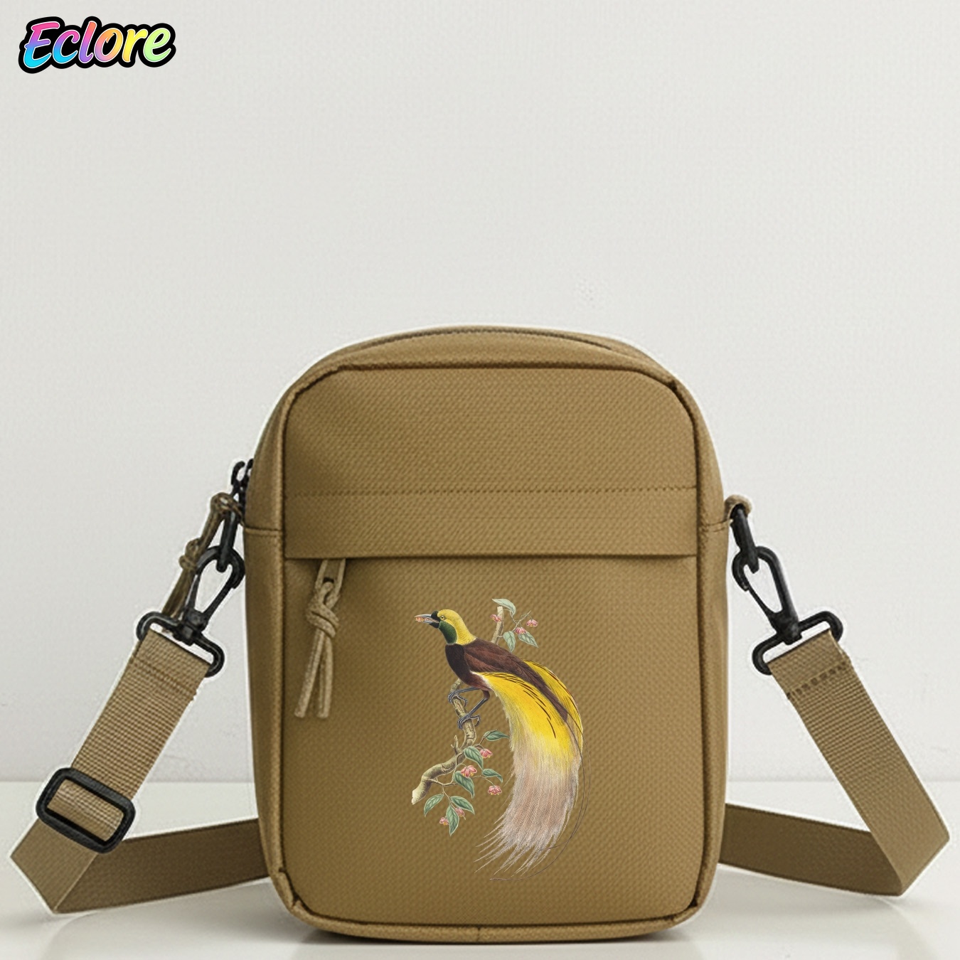Cycling For Commute - Bird of Paradise Floral Print Shoulder