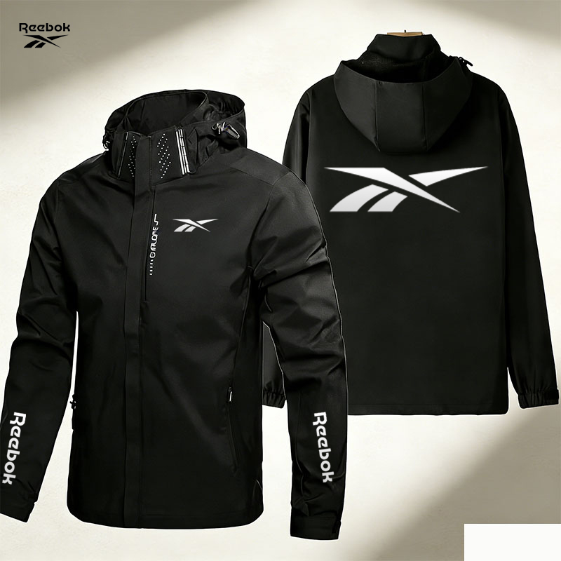Cycling Rain Jacket Commute - Reebok Motorcycle Jacket - Men's Hooded