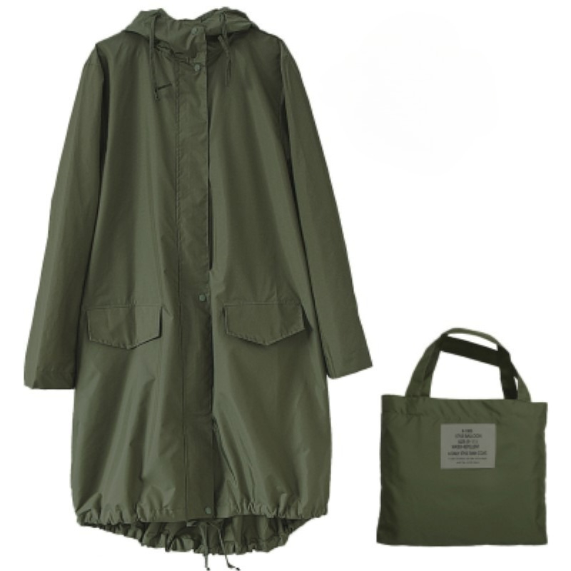 Cycling Rain Jacket Commute - Fashion Portable Women Raincoat Lightweight Rain