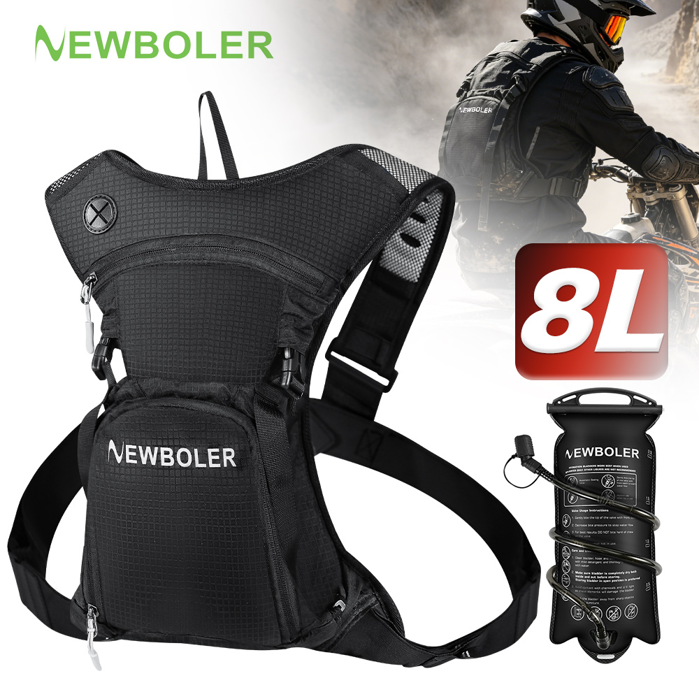 Cycling Commuter Backpack - NEWBOLER 8L Motorcycle Cycling Hydration Pack