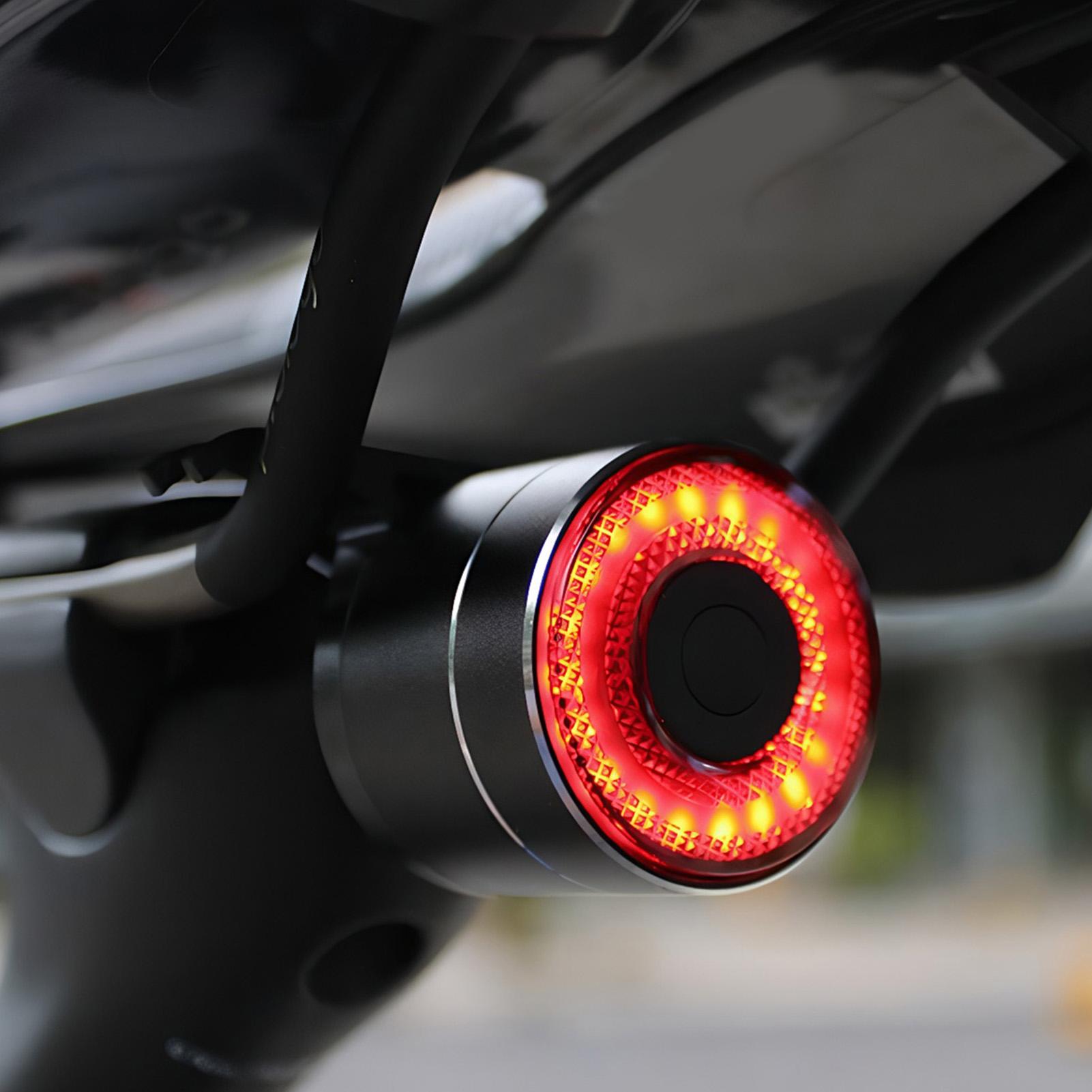 Commuting With Road Bike - Bike Rear Light Smart Bike Tail