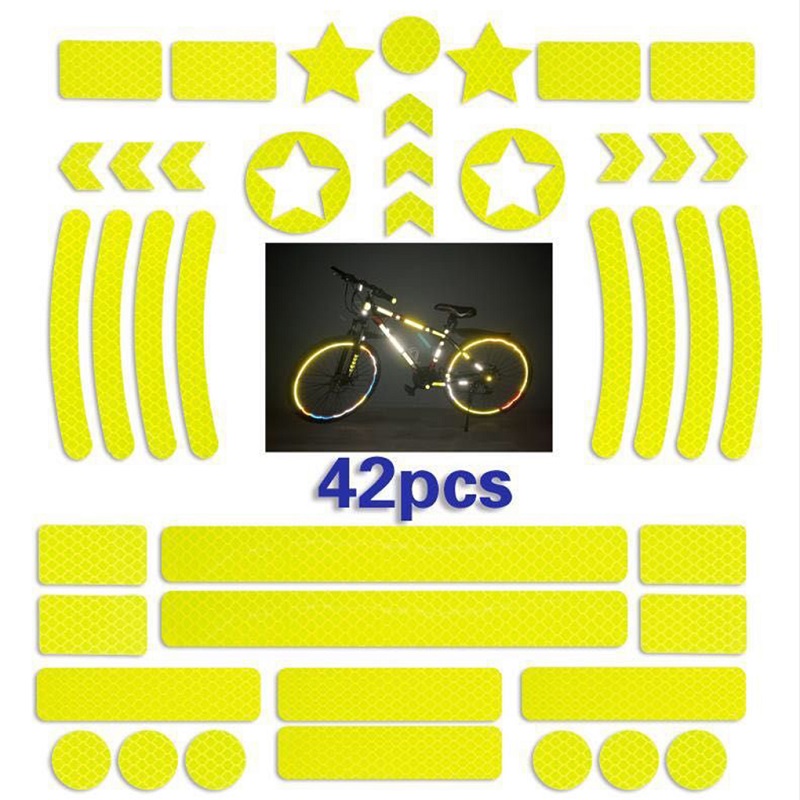 42Pcs/set Self-adhesive Reflec - đánh giá và giá Spoke Reflector Set