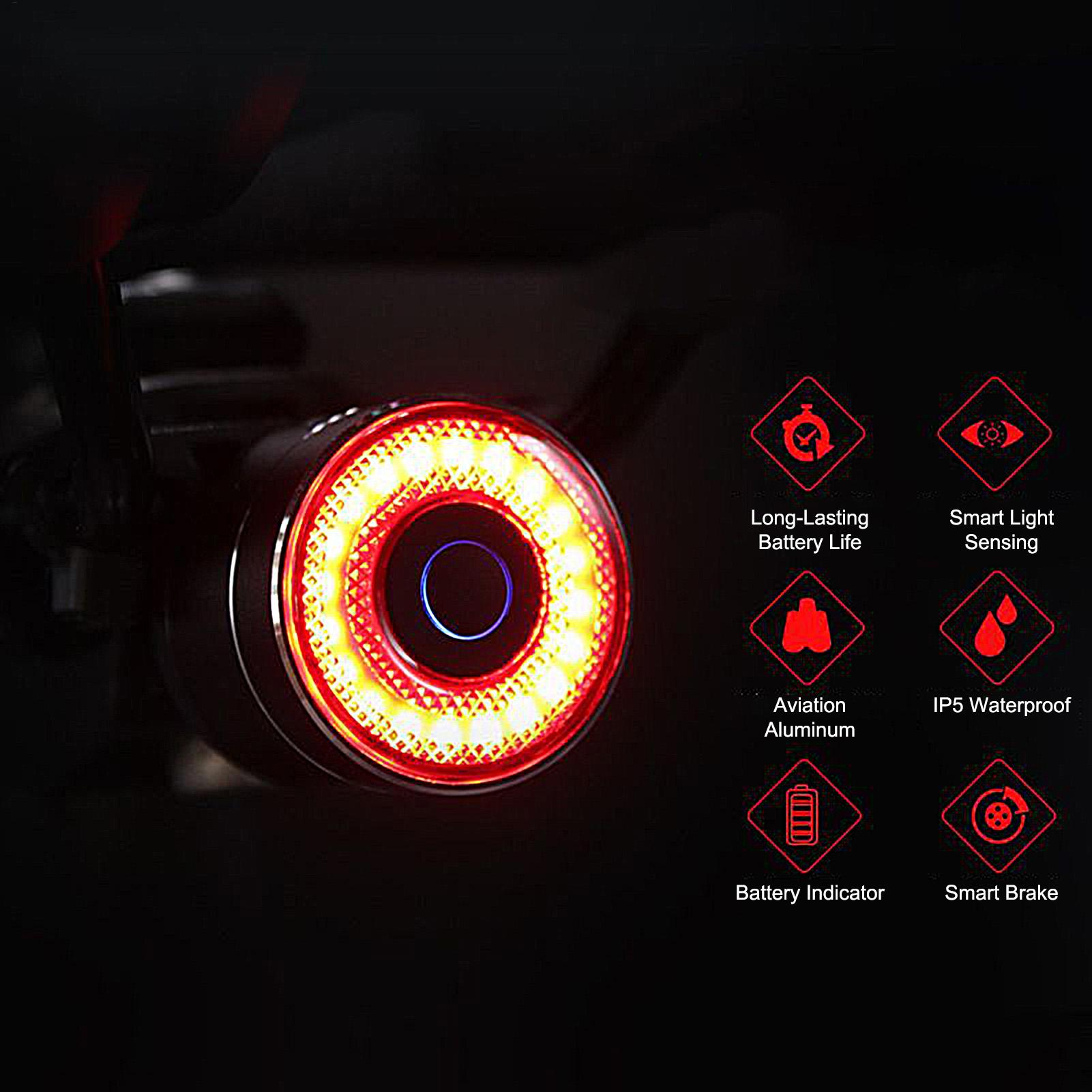 Bicycle Brake Light Smart Bike - đánh giá và giá Commuting With Road Bike