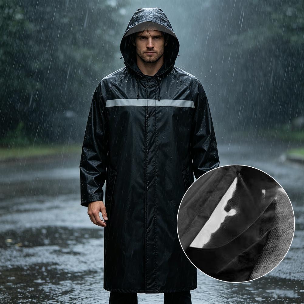 Unisex Full-Body Raincoat with - đánh giá và giá Cycling Commute In Rain
