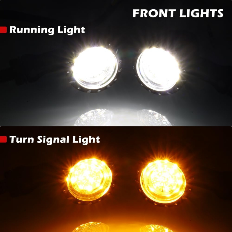 Motorcycle Bullet LED Front Re - đánh giá và giá Bike Light Front Rear