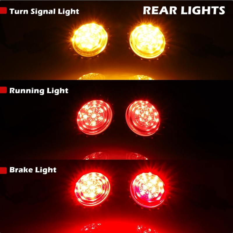 Motorcycle Bullet LED Front Re - đánh giá và giá Bike Light Front Rear