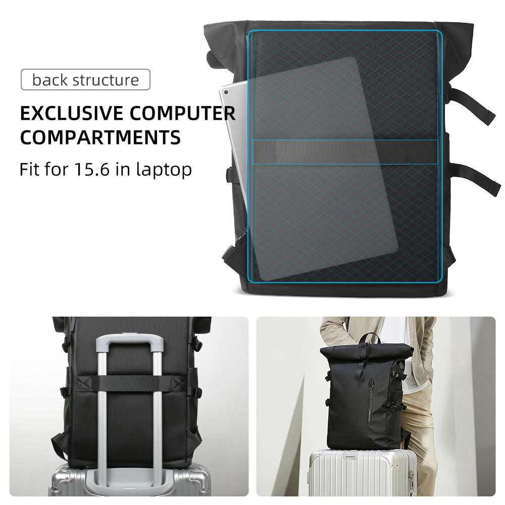 HK Expandable Travel Backpack  - đánh giá và giá Cycling Commuter Backpack Waterproof
