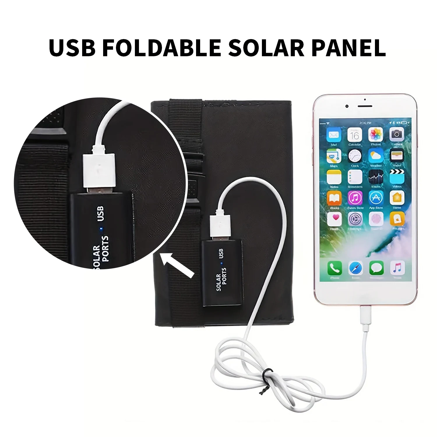 Foldable Solar Panel 20W 50W 6 - đánh giá và giá Usb Charger Dynamo