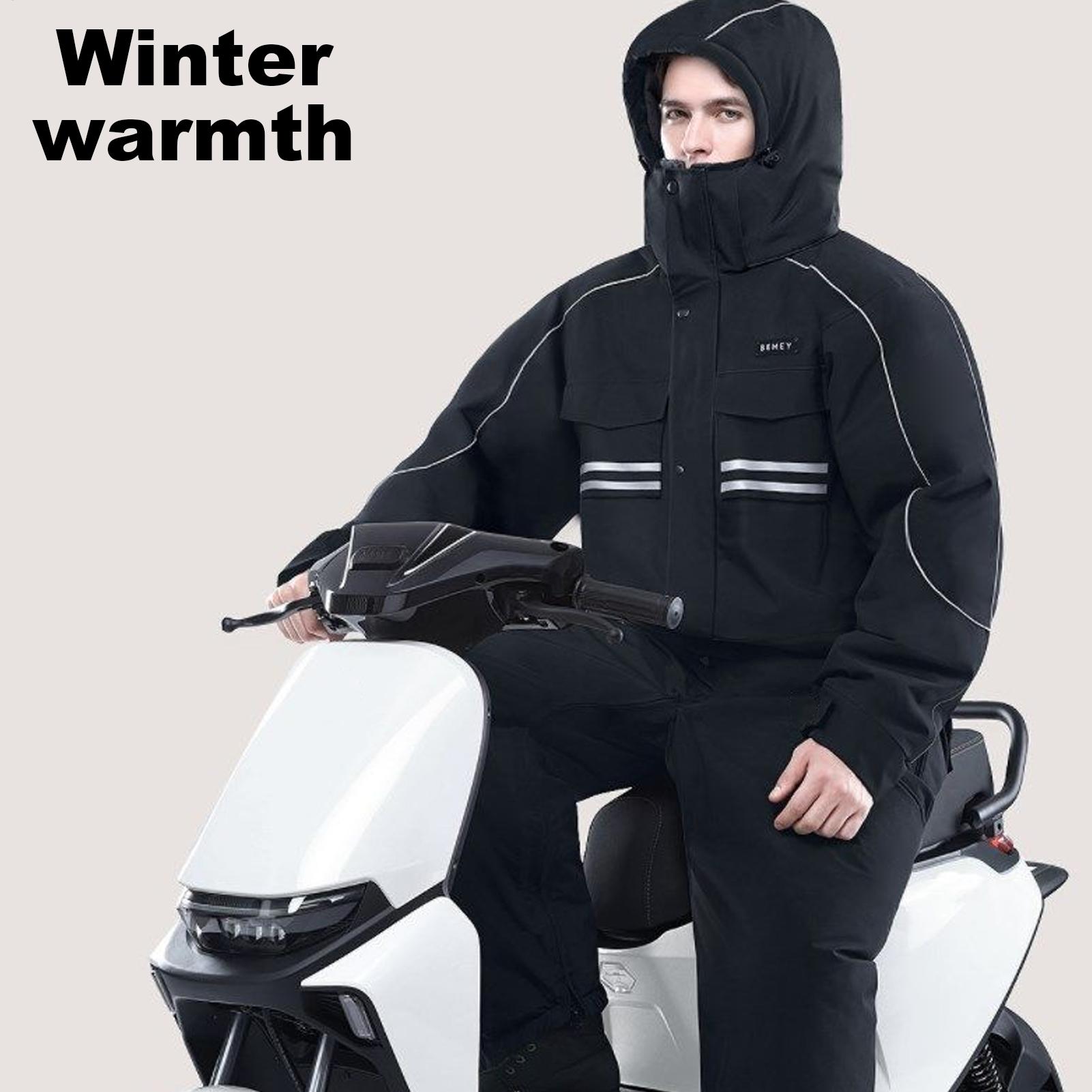 Motorcycle Winter Jacket 4-Poc - đánh giá và giá Winter Cycling Commute