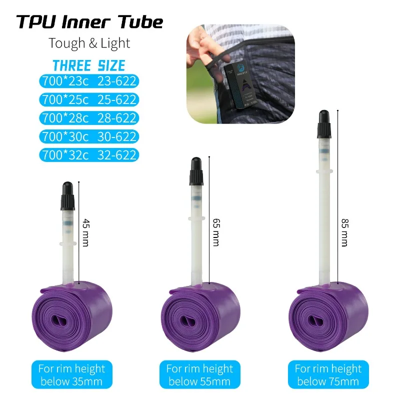 NPY Road Bicycle TPU Inner Tub - đánh giá và giá Inner Tube 700C