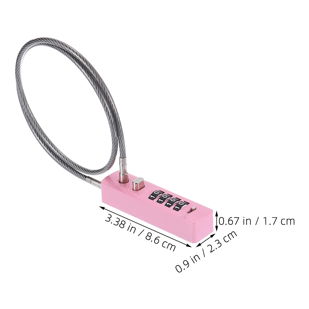 Steel Wire Cable Combination L - đánh giá và giá Cable Lock Flexible