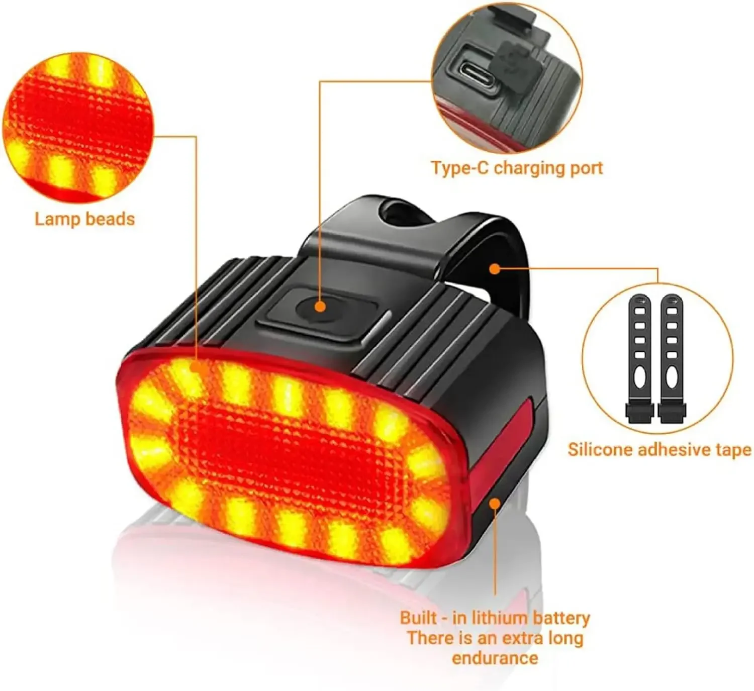 Cycling Bicycle Front Rear Lig - đánh giá và giá Bike Light Front Rear