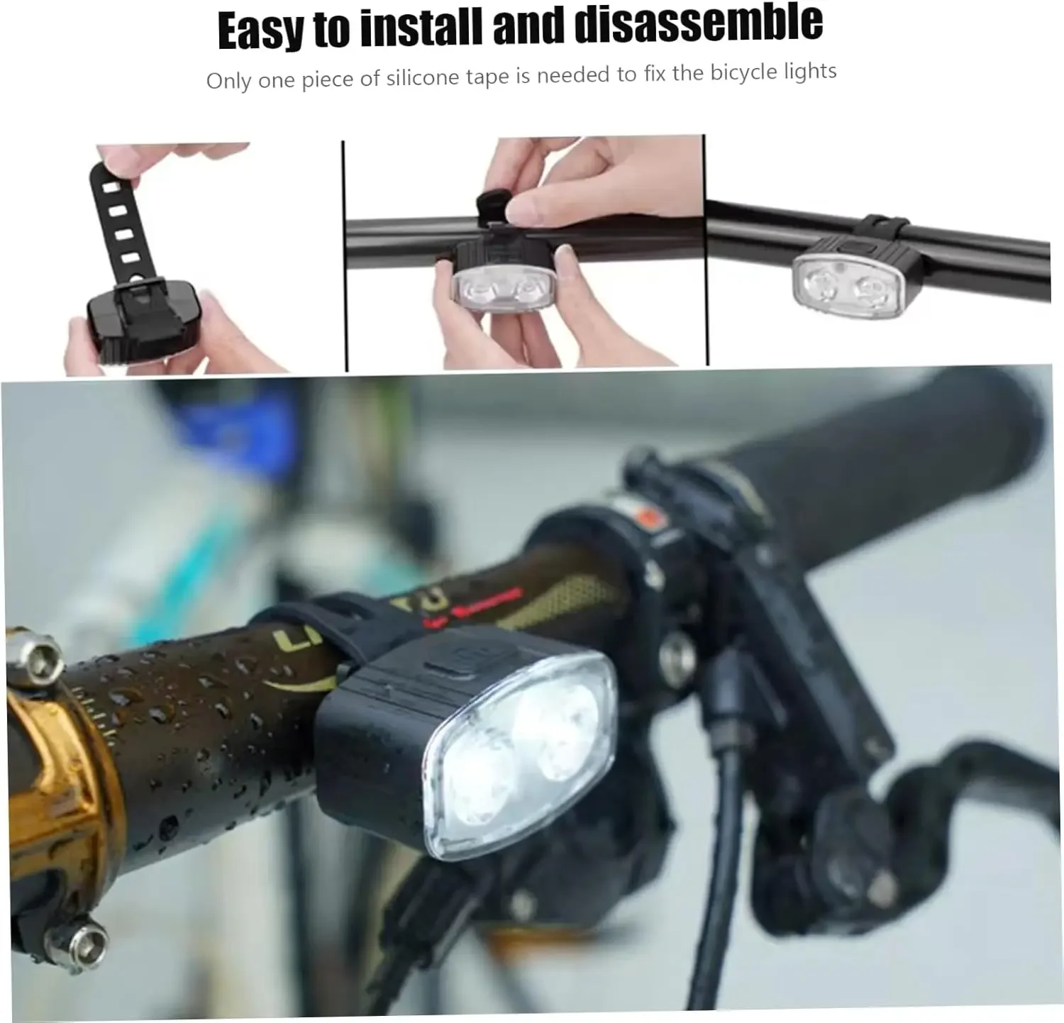 Cycling Bicycle Front Rear Lig - đánh giá và giá Bike Light Front Rear