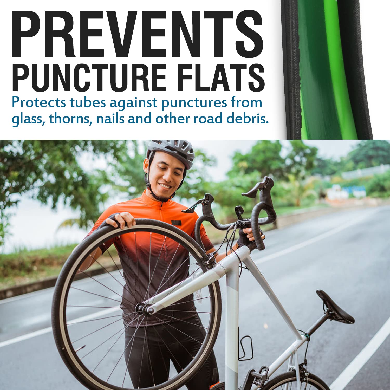 Bike Tire Liner-Help Prevent F - đánh giá và giá Inner Tube 700C