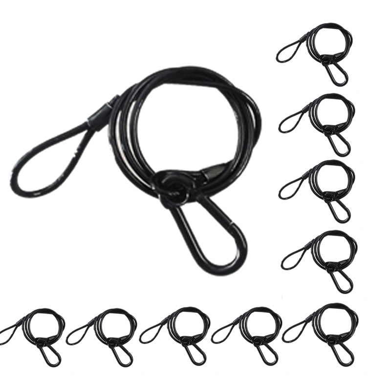 10pcs/lot Black 3mm*70cm Cable - đánh giá và giá Cable Lock Flexible