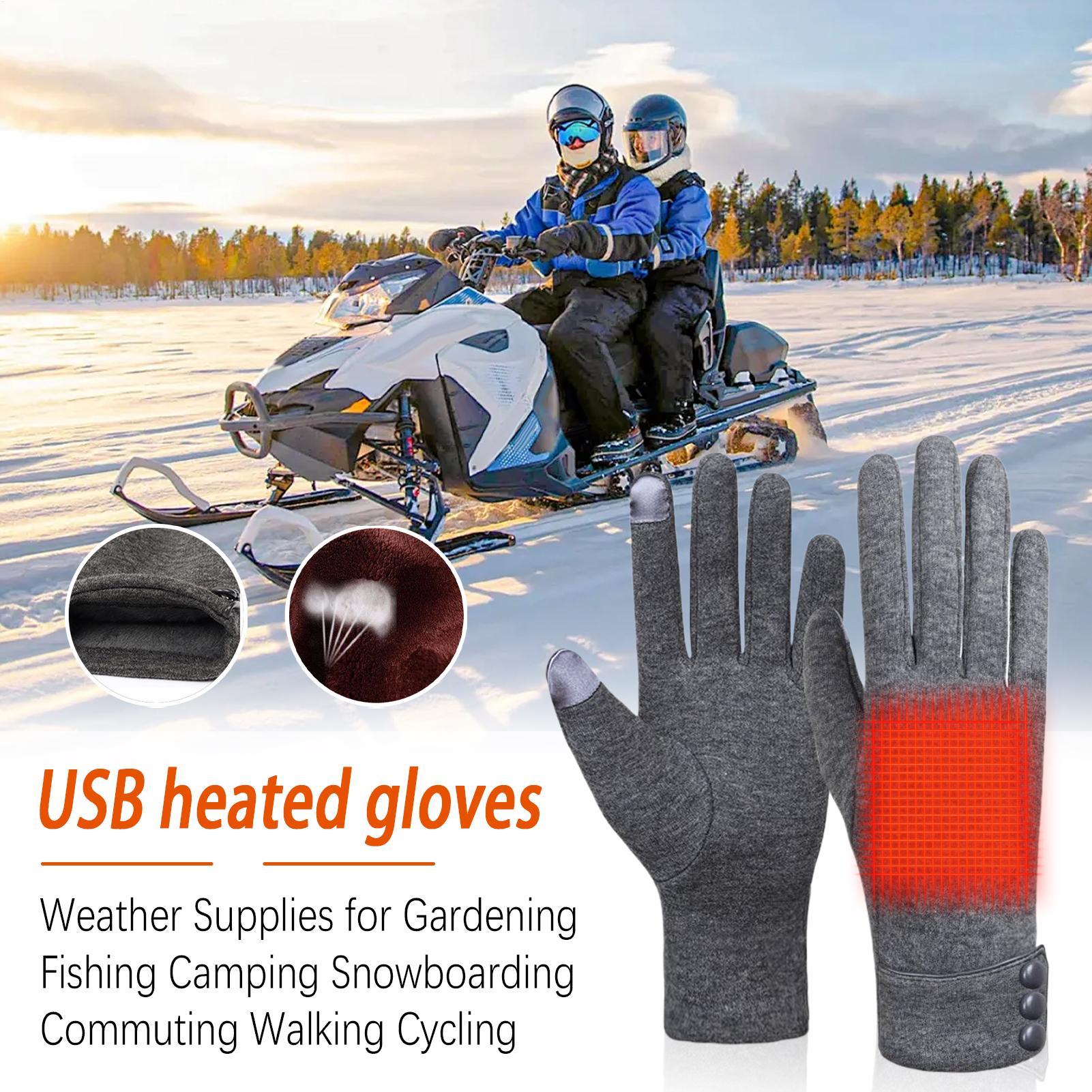 Heating Gloves 3-level USB Win - đánh giá và giá Winter Cycling Commute