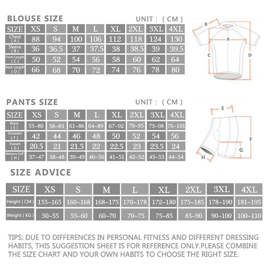 Rcn Rvouei Cycling Jersey Set  - đánh giá và giá Cycling Commute Shorts