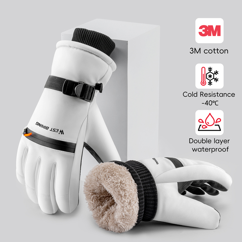 WEST BIKING 3M Cotton Ski Glov - đánh giá và giá Winter Cycling Commute Gear