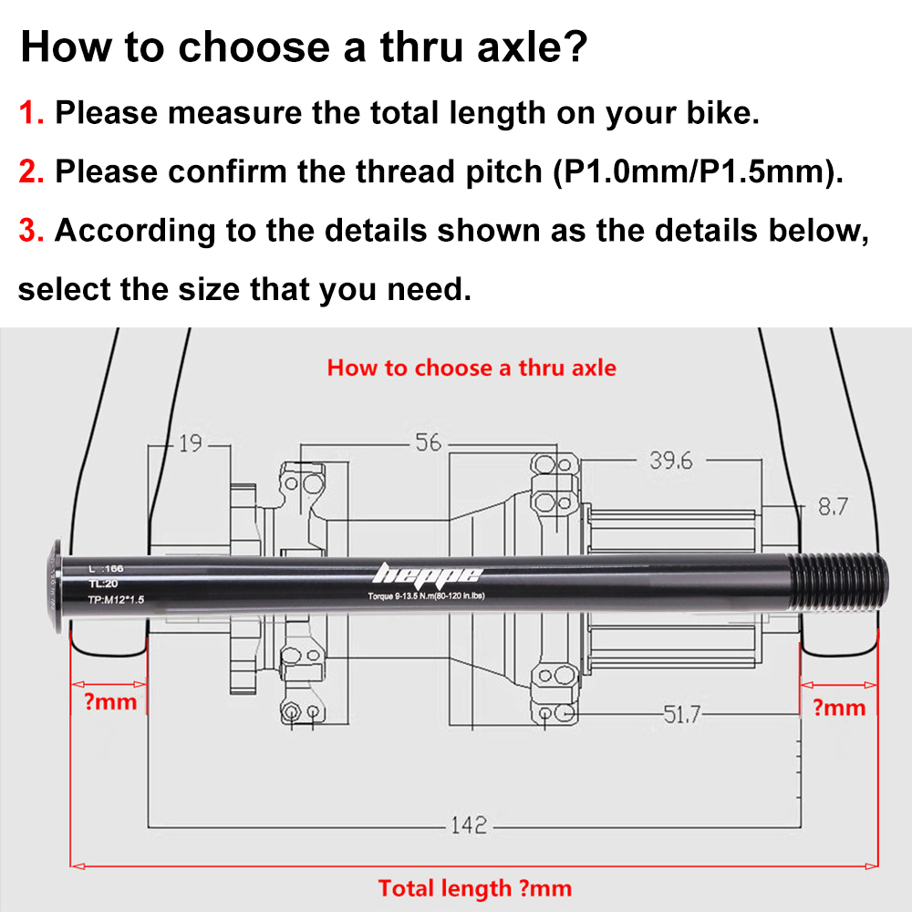 HEPPE MTB Road Bike Thru Axle  - đánh giá và giá Dynamo Hub Front
