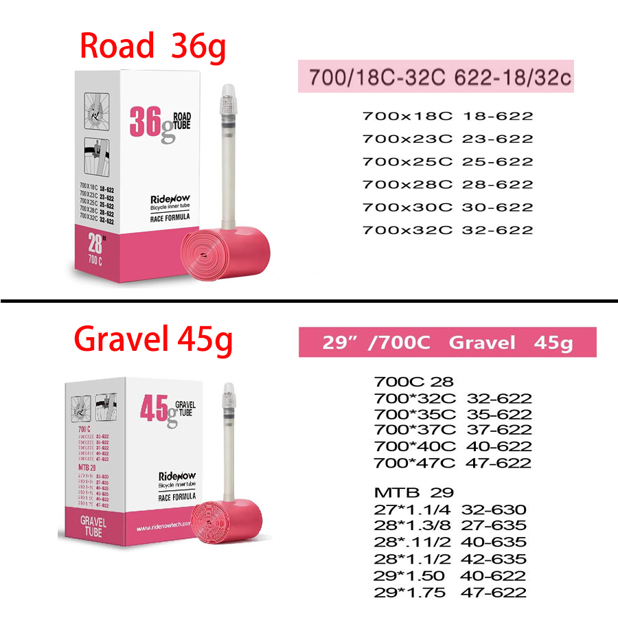 RideNow TPU Bike Inner Tube 70 - đánh giá và giá Inner Tube 700C