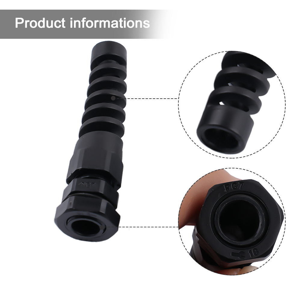 5pc PG7/PG9 M16/PG11 Soft Thre - đánh giá và giá Cable Lock Flexible